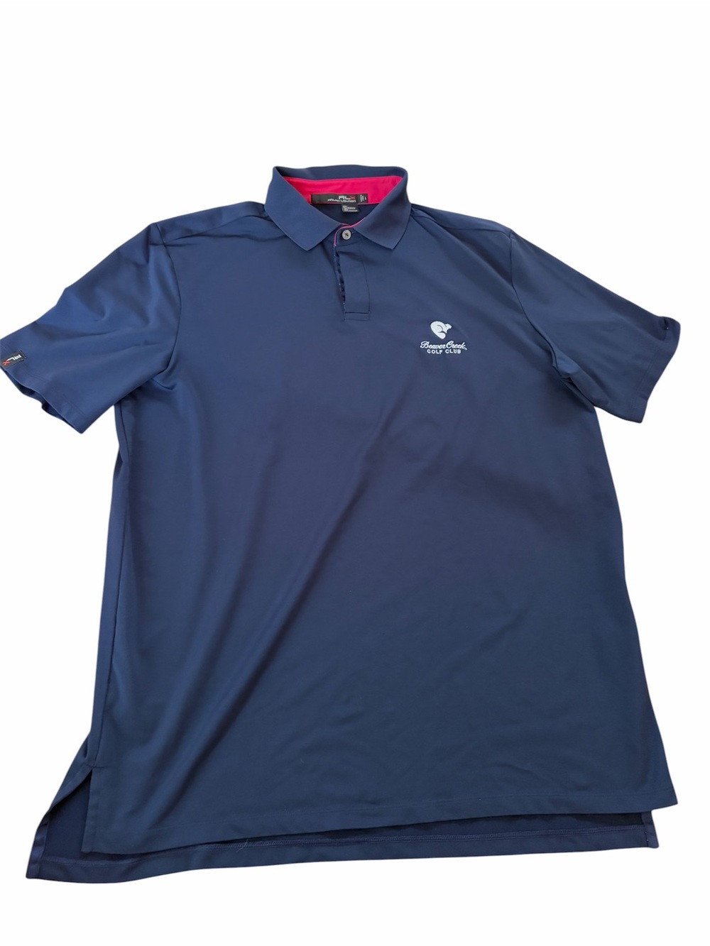 Men’s RLX Navy Polo Shirt with Beaver Creek logo